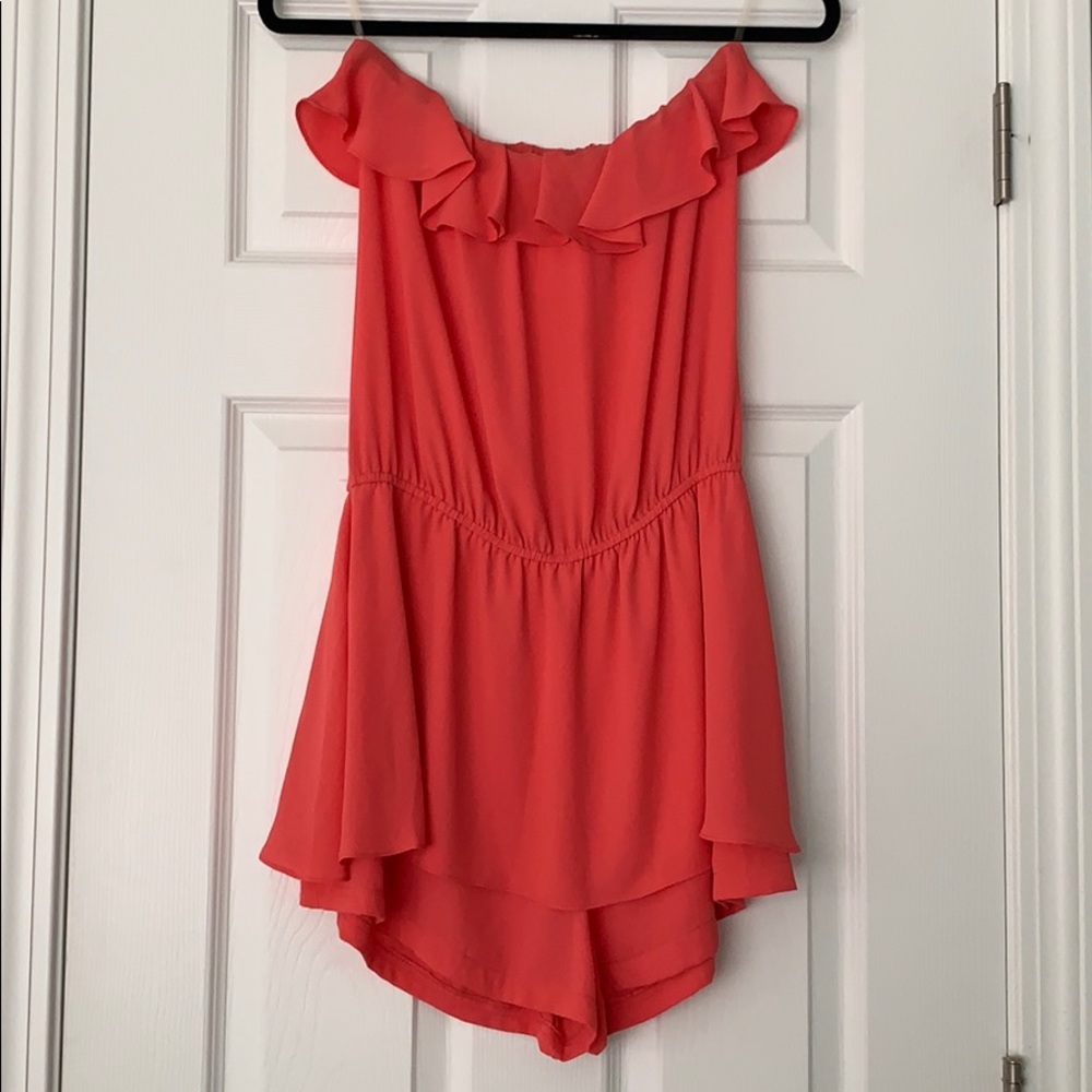 Off shoulder romper